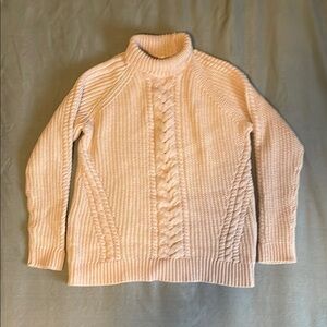 Women's Lululemon Light Pink Cable Knit Sweater
